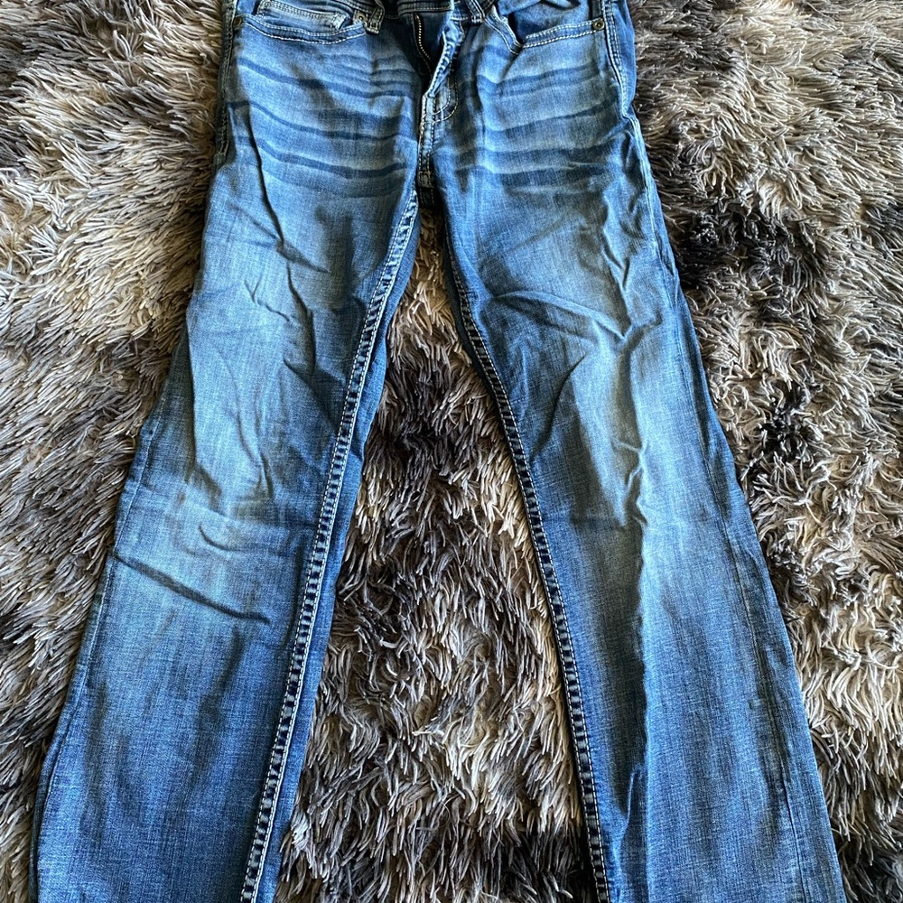 BKE Bootcut Men's Jeans in Medium Blue